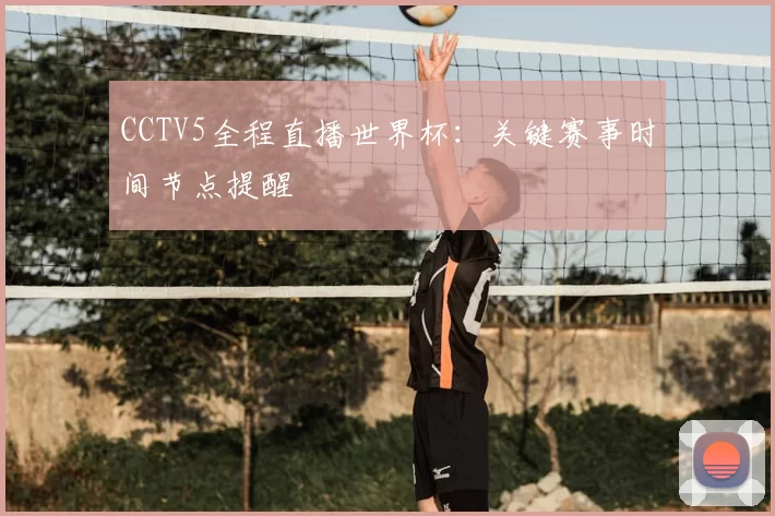 CCTV5全程直播世界杯:关键赛事时间节点提醒