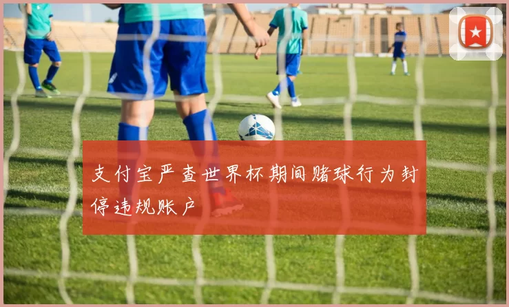 支付宝严查世界杯期间赌球行为封停违规账户