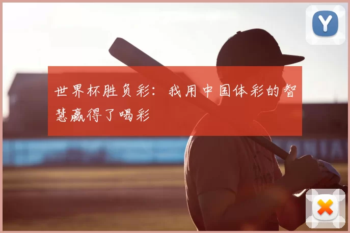 世界杯胜负彩:我用中国体彩的智慧赢得了喝彩